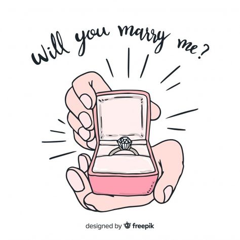 Lovely hand drawn marriage proposal conc... | Premium Vector #Freepik #vector #wedding #love #hand #woman Love Proposal Images, Proposal Drawing, Proposal Illustration, Marriage Drawing, You And Me Quotes, Wedding Drawing, Drawings For Boyfriend, Likeable Quotes, Propose Day