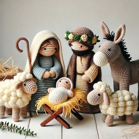 Cococraftcabin - Etsy Crocheted Nativity Free Pattern, Nativity Scene Crochet, Crocheted Nativity Set, Free Nativity Crochet Pattern, Nativity Crochet Pattern Free, Crochet Nativity Scene, Crochet Nativity Set Free Pattern, Crochet Nativity Pattern, Crochet Stocking Stuffers