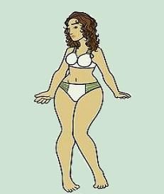 pear-shaped woman with curves Chubby Pear Body Shape, Curvy Drawing, Bear Oc, Pear Body, Pear Body Shape, Night Elf, Body Drawing, Body Reference, Pear Shaped