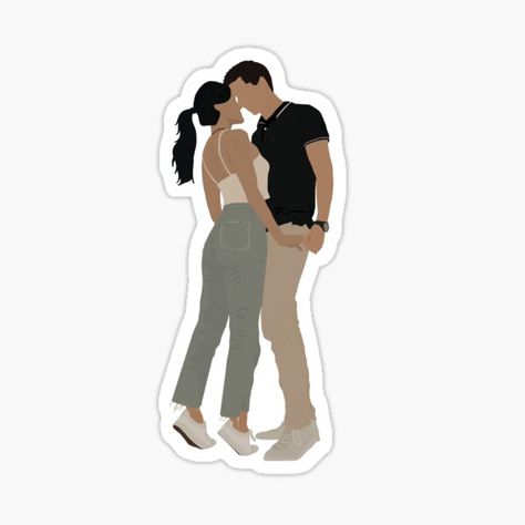 Cute Couple Cartoon Stickers, Couple Stickers Printable, Couple Reference Photo, Hike Stickers, Cute Couple Stickers, Stickers Couple, Couples Vision Board, Couple Stickers, Couple Message