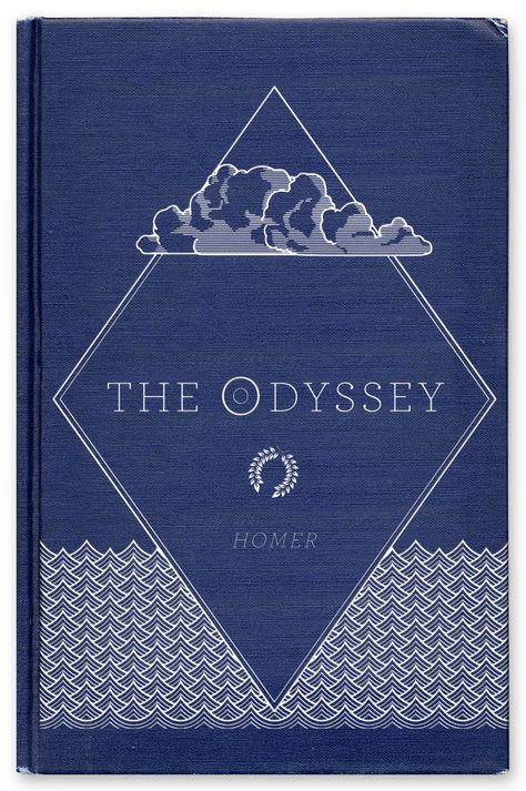 The Odyssey The Odyssey Book, Cover Book Design, Covered Books, Library Bookshelves, Dream Library, Paper Graphic, The Odyssey, Good Read, Logo Text