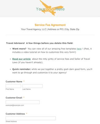 HostAgencyReviews - Form Templates | Jotform Travel Consultant Business, Travel Agent Career, Questionnaire Template, Vacation Itinerary, Disney World Planning, Form Template, Honeymoon Travel, Travel Tours, Travel Information