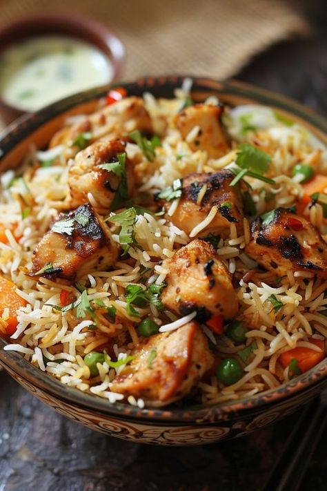 Indulge in the aromatic flavors of a delicious chicken pulao recipe. This wholesome one-pot meal is perfect for dinner gatherings or family meals. The blend of fragrant basmati rice, tender chicken pieces, and aromatic spices will tantalize your taste buds and leave you craving for more. Whether you're a cooking enthusiast or looking to try something new, this easy-to-follow recipe is sure to become a favorite in your household. Chicken Pulao Recipe, Chicken Pulao, Basmati Rice Recipes, Rice Meals, Chicken And Rice Dishes, Chicken Leg Quarters, Indian Rice Recipes, Comfort Food Chicken, Meal Train Recipes