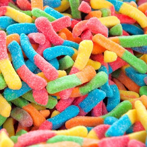 You can just taste the flavours 🤤  Sugar Coated Glow Worms available to order straight from our Pick and Mix Sweets page today along with many more of your favourite sweet treats 🍬 Sour Worms, Sour Gummy Worms, Gummy Worms, Rainbow Candy, Food Wallpaper, Sour Candy, Favorite Candy, Colorful Candy, Fruit Snacks