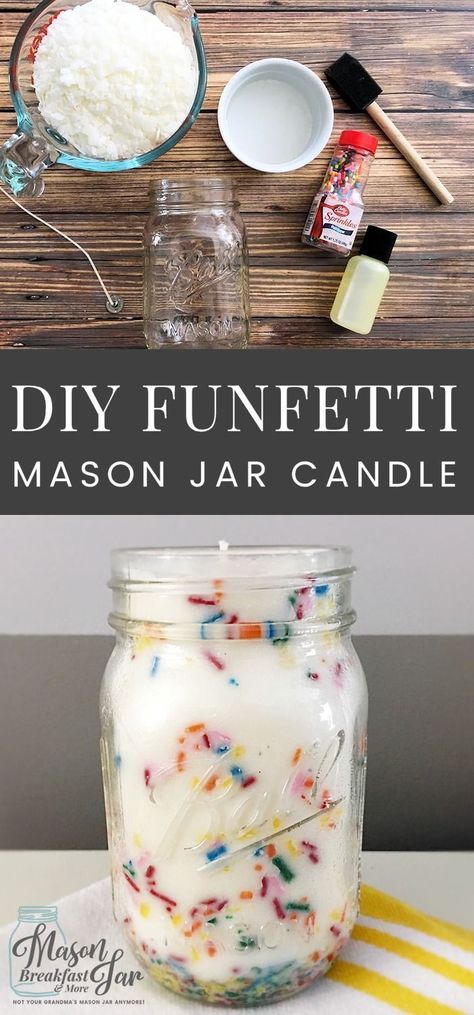 Hadiah Diy, Easy Homemade Gifts, Soya Mumu, Diy Jar Crafts, Mason Jar Crafts Diy, Homemade Diy, Jar Diy, Mason Jar Candles, Homemade Candles