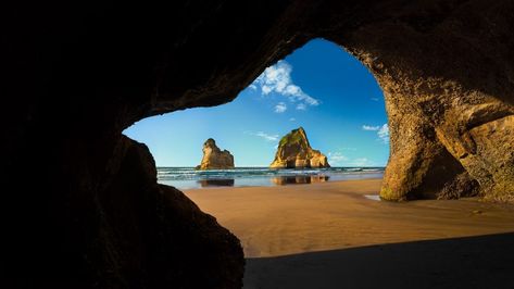 Wharariki Beach Cave, Archway Islands, South Island of New Zealand Wallpaper Background Hd, Wallpaper Backgrounds Cartoon, Spring Wallpaper Iphone, Backgrounds Cartoon, Wallpaper Windows 10, Wallpaper Windows, Creativity Wallpaper, Galaxy Aesthetic, Wallpaper Galaxy