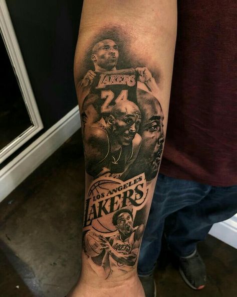 Kobe Tattoo Designs, Black Mamba Tattoo, Arm Sleeve Tattoos For Women, Forever Tattoo, Tribute Tattoos, Traditional Tattoo Designs, Cool Tattoo Drawings, Forarm Tattoos, Tattoos For Black Skin