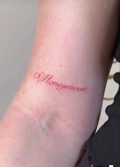 Honeymoon Avenue Tattoo, Honeymoon Tattoo Lana Del Rey, Ldr Tattoo Ideas, Yours Truly Tattoo, Honeymoon Tattoo, Ldr Tattoo, Lana Del Rey Tattoos, Lana Del Rey Tattoo, First Tattoo Ideas