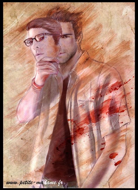 Nathan Petrelli, Sylar Heroes, Peter Petrelli, Heroes Tv Series, Heroes Reborn, Zachary Quinto, Cartoon Games, Couple Art, American Horror Story