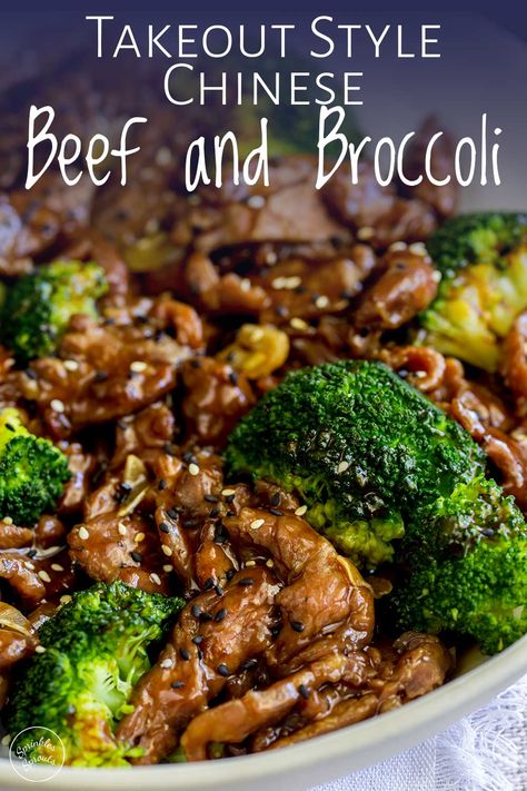 Takeout Beef And Broccoli, Chinese Brown Sauce, Chinese Beef And Broccoli, Beef Broccoli Stir Fry, Beef And Broccoli Recipe, Steak And Broccoli, Easy Beef And Broccoli, Chinese Beef, Beef Stir Fry Recipes