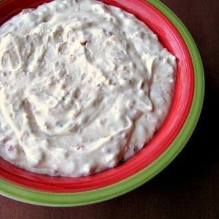 Bacon Horseradish Dip Recipe, Bar Appetizers, Best Chip Dip, Walmart Recipes, Horseradish Dip, Horseradish Recipes, Homemade Bacon, Crazy Kitchen, Homemade Dips