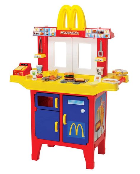 Mcdonalds Kids, Kitchen Sets For Kids, Kids Toy Shop, Pretend Play Kitchen, Princess Toys, Mcdonalds Toys, Toy Food, Drive Thru