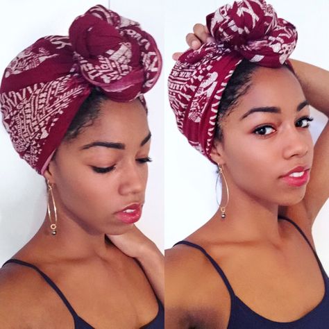 HeadWraps using Handmade Kenyan Scarf | Covering Natural Hair | Black Blogger Trouser Fits, Curly Locs, Twist Updo, Hair Twists, Head Wrap Styles, Hair Wrap Scarf, Mode Turban, Scarf Hair, Head Scarves