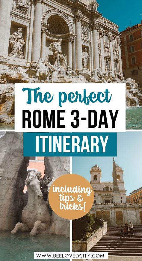 Places To Visit In Rome, Vacations For Couples, 3 Days In Rome, Rome Vacation, Italy Trip Planning, Rome Itinerary, Rome Travel Guide, Day Trips From Rome, Rome City