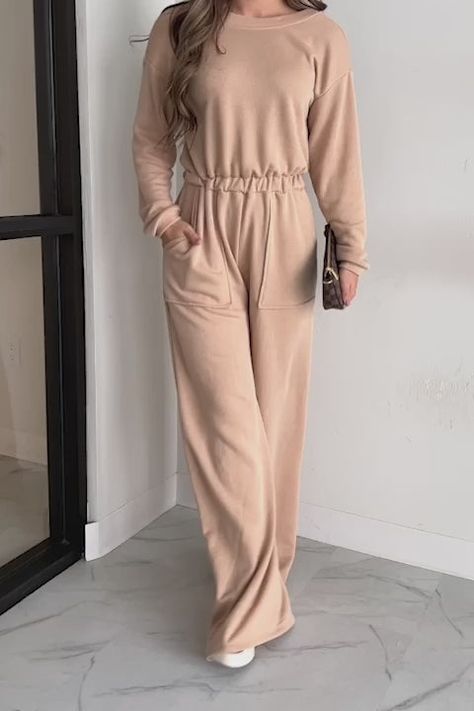 Wide Leg Jumpsuit, Size Charts, Wide Leg, Jumpsuit, Long Sleeve