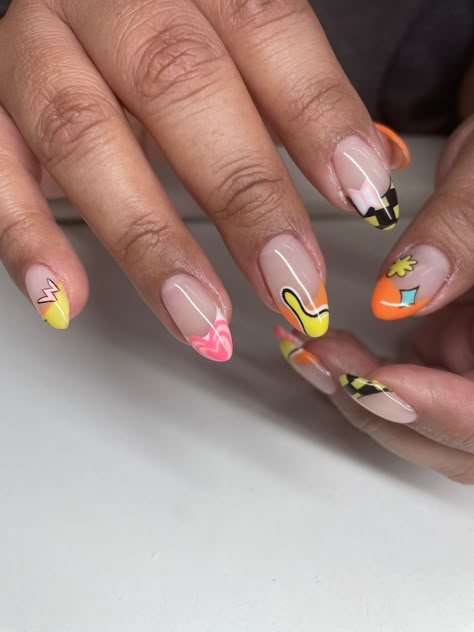 Asian Inspired Nails, Bts Inspired Nail Art, Bts Nail Art Designs, Bts Nails Designs, Kpop Nails Inspired, Nail Art Bts, Jungkook Nails, Bt21 Nails, Bts Nails Ideas