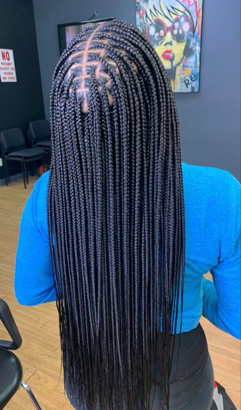 Bob Hairstyles Medium Length, Box Braids Regular, Bob Hairstyles Medium, Cabello Afro Natural, Small Box Braids, Individual Braids, Hairstyles Medium Length, Big Box Braids Hairstyles, Single Braids