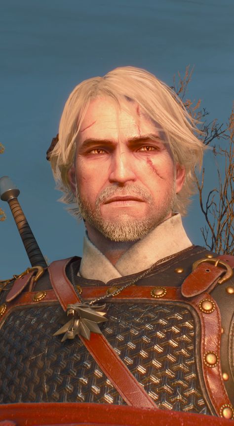 Witcher Hairstyles, Geralt Witcher 3, Geralt Of Rivia Witcher 3, Witcher 3 Geralt, Malfoy Family, Witcher Art, Vampire Diaries Guys, Geralt Of Rivia, Witcher 3