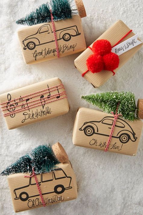 Driving Home For Christmas, Amazing Christmas Gifts, Boho Winter, Unique Gift Wrapping, Creative Gift Wrapping, Professional Gifts, Diy Gift Wrapping, Fashion Boho, Christmas Tags