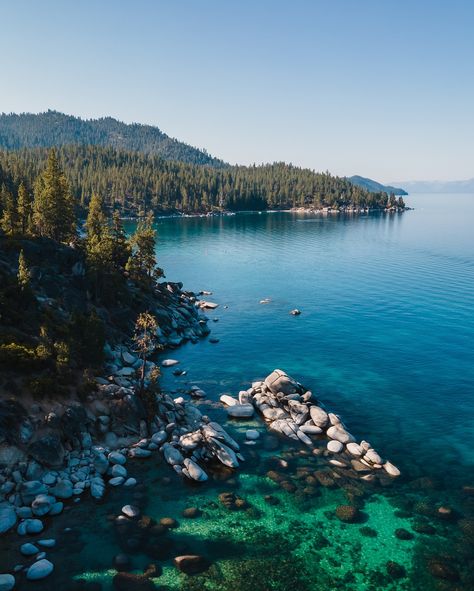 reveries of a Tahoe summer: a photographer’s guide to shooting Lake Tahoe’s turquoise waters (just don’t expect to find summer like this on the coast because fogust is in full swing 😵🌫️) the crystal clear waters of Lake Tahoe have never failed to stun me, but sometimes the sun kinda gets in the way or the blues don’t always come out how I see it. these tips will help you get that perfect blue turquoise 🦋 1️⃣ head up! you’ll have to play around with angles depending on where the sun is at wh... Polarizing Filter, Nevada Travel, Reno Tahoe, Clear Blue Water, Perfect Blue, Blue Lake, I See It, Turquoise Water, Crystal Clear Water