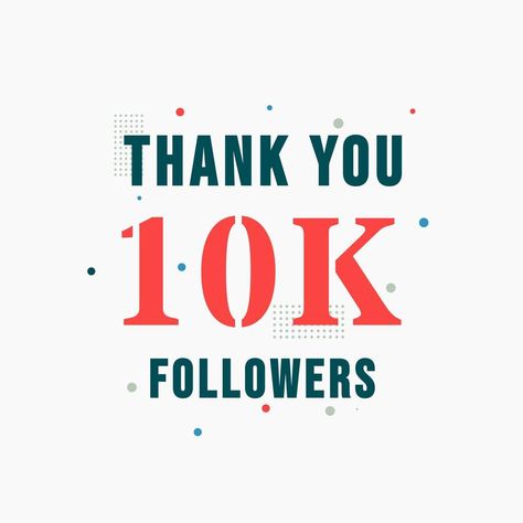 10k followers thank you colorful celebration template social media 10000 followers achievement banner 10 000 Followers Instagram, 10000 Followers, 10 000 Followers, Followers Instagram, Template Social Media, Visual Board, Search Video, Get More Followers, 10k Followers