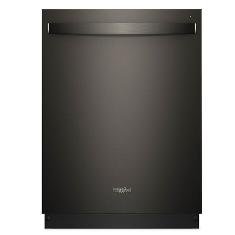 Whirlpool -(tm) Built-In Dishwasher With Fan Dry - 24" - Black Stainless WDT730PAHV - Rona Whirlpool Dishwasher, Help Save Money, Built In Dishwasher, Cleaning Dishes, Spray Pattern, Energy Star, Black Stainless Steel, Kitchen Aid, Deep Cleaning