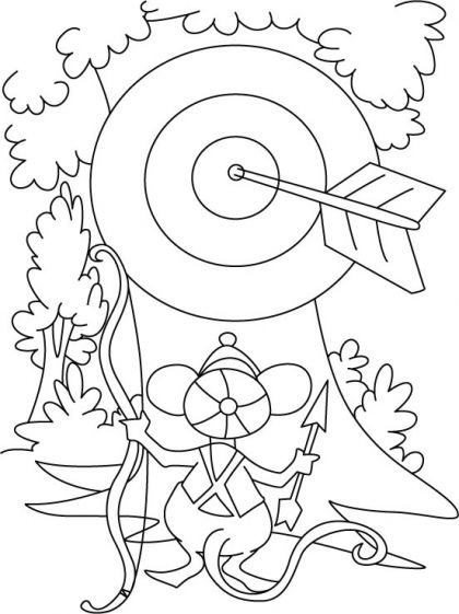 Archery Coloring Page | Download Free Archery Coloring Page for kids | Best Coloring Pages Archery Coloring Pages, Kids Bow And Arrow, Fall Leaves Coloring Pages, Paw Patrol Christmas, Archery Girl, Leaf Coloring Page, Shark Coloring Pages, Coloring Pages For Girls, Leaf Coloring