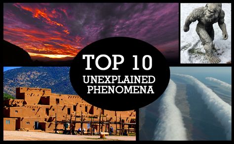 Top 10 Unexplained Phenomena  #unexplained #Phenomena Kinds Of Clouds, Fata Morgana, Unexplained Phenomena, Falling From The Sky, Artist Community, Natural World, On Earth, New Mexico, Things That