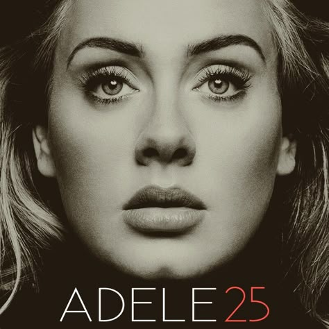 Adele "25" album cover made by me. Adele Vinyl, Adele Albums, Vinyl Inspiration, Adele 25, Cd Album Covers, Piano Sheet Music Pdf, Free Piano Sheet Music, Trendy Music, Album Wall