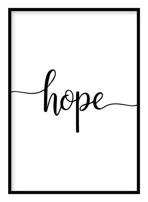 Hope Lettering, Hope Word Art, Hope Images, Hope Flower, Hope Tattoo, Chanel Wall Art, Choose Hope, Hope Poster, Words Of Hope