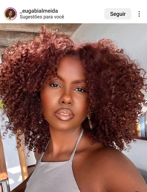 4c Copper Hair, Auburn Copper Curly Hair, Soft Auburn Hair Color Loreal Hicolor, Rich Copper Hair Color On Black Women, Auburn Curly Hair Black Women, Auburn Copper Hair On Black Women, Curly Copper Hair Natural Curls, Curly Hair Color Ideas Red, Black Woman Ginger Hair