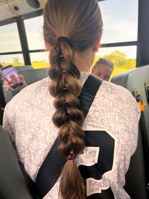 Netball Hairstyles, Tennis Hairstyles, Tennis Hair, Dragon Braid, Cute Volleyball Hairstyles, Softball Hair, Soccer Hairstyles, Soccer Hair, Track Hairstyles