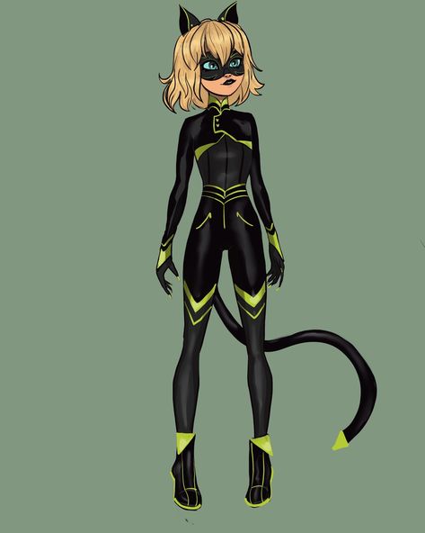 Cat Superhero, Color Mask, She Mask, Black Lipstick, Superhero Characters, Miraculous Ladybug Movie, Miraculous Ladybug Anime, I Changed, Character Sketch