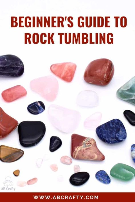 Rock Tumbling For Beginners, Polishing Rocks, Rock Tumbler Diy, Polish Rocks, Dremel Polishing, River Rock Crafts, Tumbled Rocks, Stone Tumbler, How To Polish Rocks