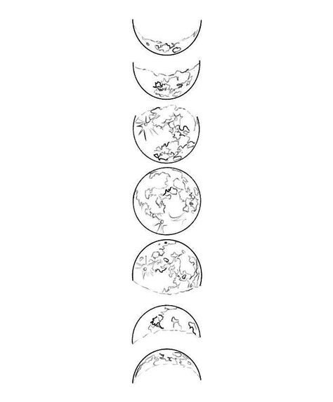 Moon Phase Sketch, Moon Phase Stencil, Lilith Tattoo, Small Black Tattoos, Tattoo Therapy, Luna Tattoo, Brain Tattoo, 16 Tattoo, Moon Phases Tattoo