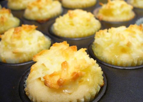 HAWAIIAN TARTS Our Best Hawaiian Desserts Are So Ono, They Broke da Mouth - Allrecipes Dish Luau Desserts, Hawaiian Party Food, Hawaiian Wedding Cake, Haupia Pie, Hawaiian Desserts, Luau Food, Pineapple And Coconut, Tarts Recipe, Hawaiian Dishes