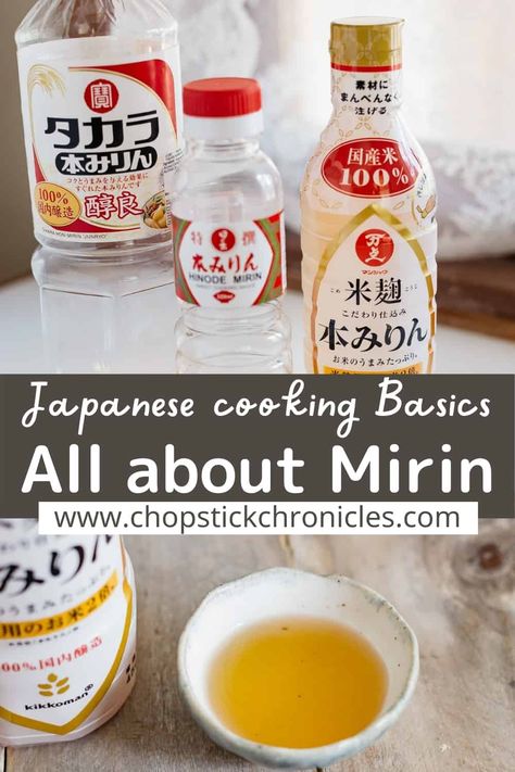 Mirin Recipe, Japanese Meals, Asian Meals, Easy Japanese Recipes, Japanese Street Food, Food Substitutions, Japanese Recipes, How To Cook Fish, Asian Inspired Recipes