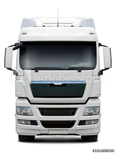 Stock Image: White MAN truck front view isolated on white background. Truck Front View, Truk Besar, Man Truck, Front View, Paw Patrol, White Background, Stock Images, Trucks, Stock Photos