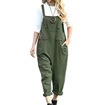 Check this out at Amazon Overalls Baggy, Dungaree For Women, Pants Overalls, Jumpsuit Outfit, Sleeveless Rompers, Long Jumpsuits, Tapered Pants, Wide Leg Jumpsuit, Dungarees