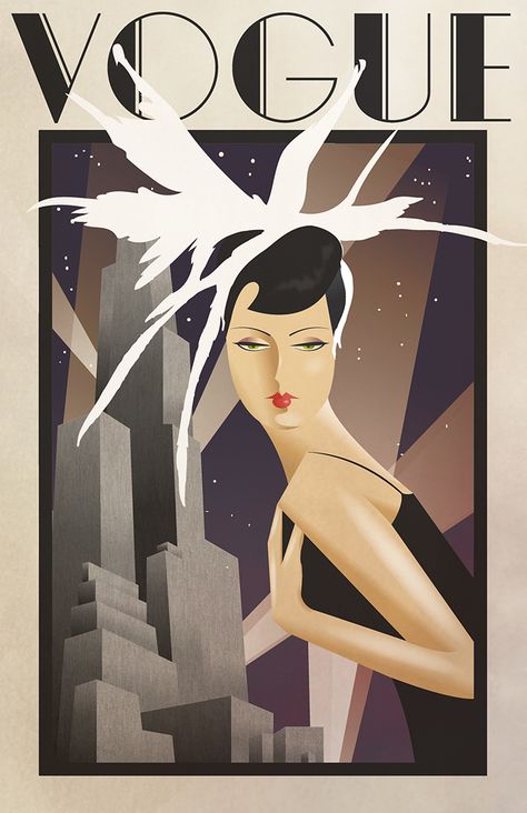 Art Deco Poster Design, Art Deco Graphic Design, Vogue Art, Arte Art Deco, Art Deco Artwork, Motif Art Deco, Art Deco Illustration, Art Deco Poster, School Of Visual Arts