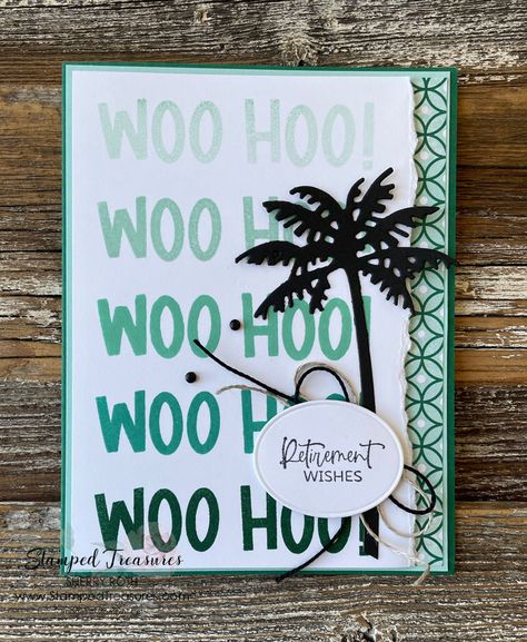 Diy Retirement Cards Ideas, Retirement Diy Cards, Stampinup Retirement Cards, Handmade Retirement Card Ideas For Men, Stampin Up Retirement Card Ideas, Su Retirement Card Ideas, Stampin Up Retirement Cards For Women, Retirement Stampin Up Cards, Retirement Cards Handmade For Men