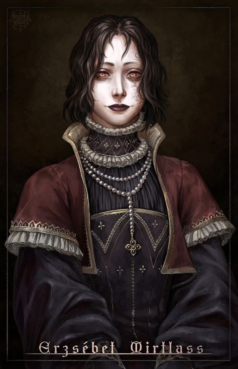 Vampire Concept Art, Stuff I Want, Vampire Art, Fantasy Portraits, Dungeons And Dragons Characters, See Ya, Dnd Art, Fantasy Rpg, My Oc