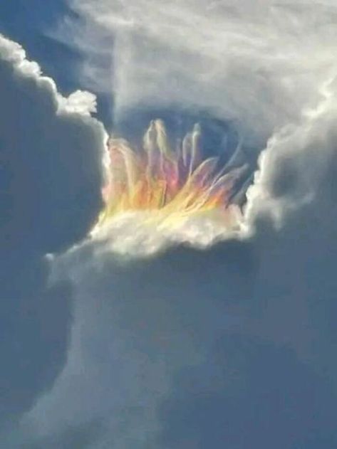 Angel Clouds, Cocoa Beach Florida, Back At It Again, Heaven Art, Fire Rainbow, Rainbow Sky, Atmospheric Phenomenon, Cocoa Beach, Rainbow Cloud