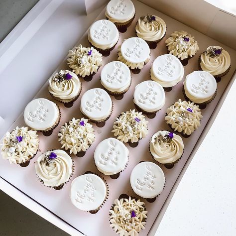 “Thank you 🙏🏻 Cupcakes as a gift of thanks to their suppliers from a beautiful bride & groom  xx #sieveandstone” Thank You Cupcakes, Cup Cakes, Mini Cupcakes, Beautiful Bride, Engagement Party, Bride And Groom, Bride Groom, Cupcake, Thank You