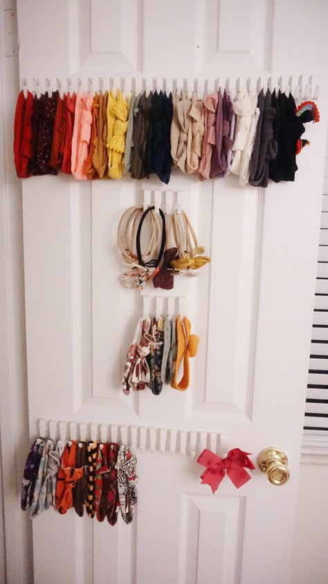 Baby Headband Storage, Headband Storage, Bow Storage, Headband Organizer, Bow Organizer, Baby Room Organization, Baby Storage, Girl Nursery Room, Cheap Storage