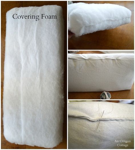 DIY Tufted French Mattress Cushion-Covering Foam - An Oregon Cottage Diy French Mattress, French Mattress Cushion, Diy Mattress, Diy Daybed, French Mattress, Upholstery Diy, Diy Couch, Tufted Cushion, Diy Flooring