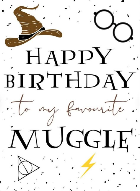 Happy Birthday Wife Quotes, Harry Potter Birthday Quotes, Harry Potter Spells List, Harry Potter Birthday Cards, Happy Birthday Harry Potter, Harry Potter Gifts Diy, Dobby Harry, Birthday Quotes Bff, Harry Potter Cards