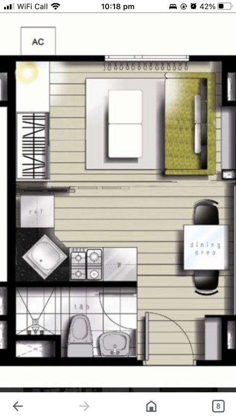 Studio Type Apartment Floor Plans, 15 Sqm Studio Apartment, 25sqm Studio Apartment, Studio Type Floor Plan, 15 Sqm Bedroom Design, Studio Type Interior Design, 25sqm Condo Design, 30 Sqm Floor Plan, 25 Sqm Condo Interior Design