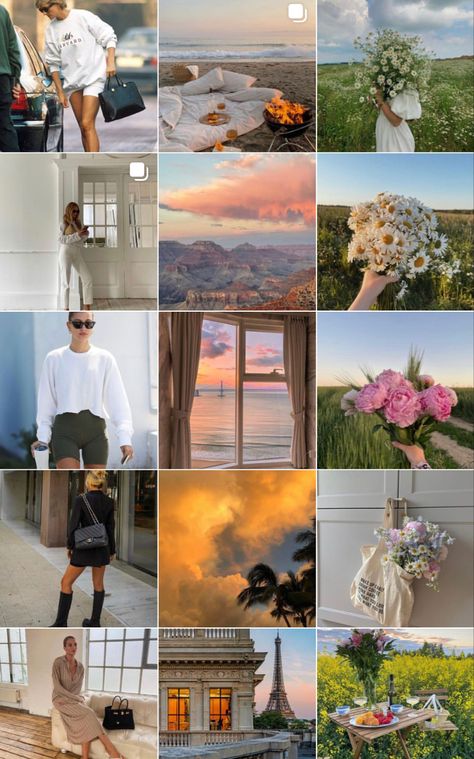 Earthy Instagram Aesthetic, Insta Page Themes, Instagram Page Theme Layout Aesthetic, Different Instagram Aesthetics, Instagram Feed Pattern, Instagram Page Aesthetic, Instagram Page Ideas, Instagram News Feed, Instagram Feed Tips