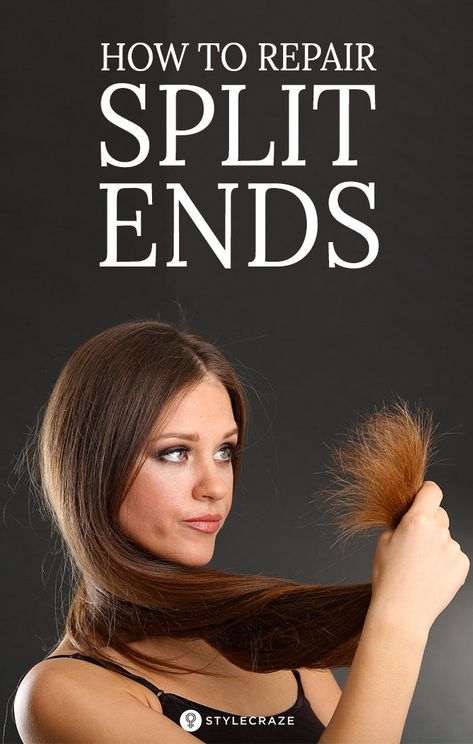 How To Repair Split Ends-And The Daily Habits That Might Be Causing Them: Habits like heat styling, the way we dry our hair, the scrunchies that we use, the pillowcase we sleep on, etc., have a hand in giving birth to this unhealthy, unkempt mess. We bring you a quick read on whys and hows of split ends, and how to treat them. #Hair #HairCare #SplitEnds #Repair Split Ends Repair, Haircut Tip, Girls Short Haircuts, Balayage Color, Glamorous Hair, Healthy Hair Tips, Split Ends, Girl Haircuts, Hair Breakage